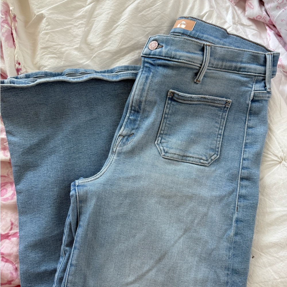 Mother Denim Wide Leg Jeans